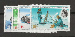 1963 MNH British Antactic Territory, Mi 20-23 Postfris** - Unused Stamps