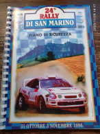 SAN MARINO RALLY 1996 - 24° - PIANO DI SICUREZZA - Automovilismo - F1