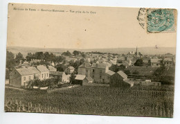 51 RILLY La MONTAGNE Vue Prise De La Gare Maisons Du Bourg 1906 Timb Dos Non Divisé   D09 2020  - Rilly-la-Montagne