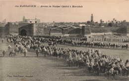 MAROC - Marrakech - Arrivée Du Résident Général à Marrakech - Carte Postale Ancienne - Marrakesh