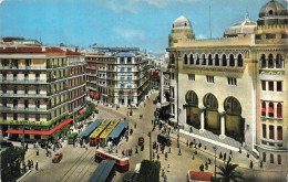 ALGÉRIE - Alger - La Poste - La Rue Michelet Et Rue D'Isly - Carte Postale - Alger