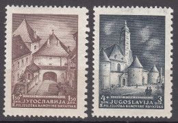 Yugoslavia Kingdom, 1941 Mi#437-438 C Normal Colours With Right Perforation 9 1/2 - Ungebraucht