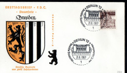 Berlin 1966: Mi.-Nr. 272:  FDC Bauwerke     (K002) - 1948-1970