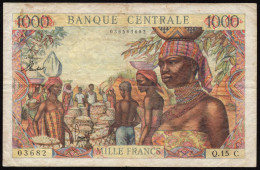 Equatorial African States, Congo, 1000 Francs 1963 *VF* Rare - Irlanda