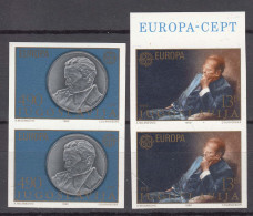 Yugoslavia Republic 1980 Europa Mi#1828-1829 Mint Never Hinged Imperforated Pairs - Nuovi