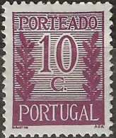 PORTUGAL 1940 Postage Due - 10c. - Lilac MH - Nuovi