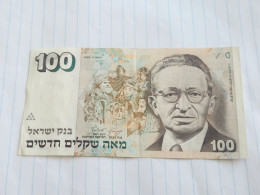 Israel-100 NEW SHEQALIM-YITZHAK BEN ZVI(1995)(632)(LORINCZ/JOKOB FRENKEL)(1231806295)-XXF - Israele