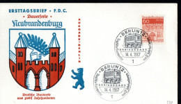 Berlin 1966: Mi.-Nr. 278:  FDC Bauwerke     (K002) - 1948-1970