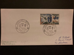 LETTRE TP GENDARMERIE NATIONALE 0,45 OBL.11-12 NOV 1972 PARIS PATRIOTISME ET DEVOIR Xe EXPOSITION PHILATELIQUE - Policia – Guardia Civil