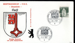 Berlin 1966: Mi.-Nr. 279:  FDC Bauwerke     (K002) - 1948-1970