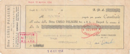 CAMBIALE CON MDB 1954 (HP750 - Revenue Stamps