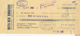 CAMBIALE CON MDB 1952 (HP754 - Revenue Stamps