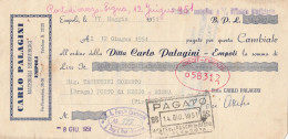 CAMBIALE CON MDB 1951 (HP755 - Fiscali