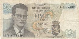 BANCONOTA BELGIO 20 VF (HP432 - Otros & Sin Clasificación