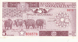 BANCONOTA SOMALIA 5 UNC (HP405 - Somalië