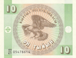 BANCONOTA KYRGYZSTAN 10 UNC (HP90 - Kyrgyzstan