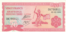 BANCONOTA BURUNDI 20 UNC (HP45 - Burundi