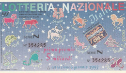 BIGLIETTO LOTTERIA (HP813 - Billetes De Lotería