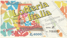 BIGLIETTO LOTTERIA (HP787 - Billetes De Lotería