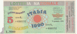 BIGLIETTO LOTTERIA (HP786 - Billetes De Lotería