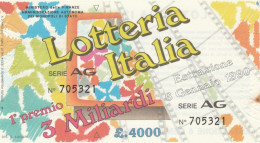 BIGLIETTO LOTTERIA (HP789 - Billetes De Lotería