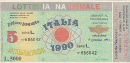 BIGLIETTO LOTTERIA (HP785 - Billetes De Lotería