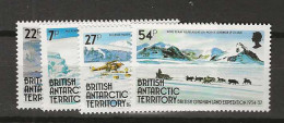 1985 MNH British Antactic Territory, Mi 124-27 Postfris** - Nuevos