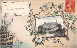 FRANCE - De Saint Fargeau Je Vous Envoie Ces Fleurs - Fantaisie - Carte Postale Ancienne - Saint Fargeau