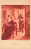 PEINTURES & TABLEAUX - Bonjour - Mlle Vallayer Moulet - Carte Postale Ancienne - Schilderijen