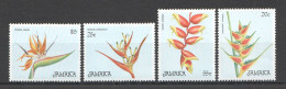 L1151 Jamaica Nature Flora Plants Flowers #645-48 Set Mnh - Altri & Non Classificati