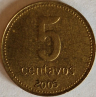 Argentina - 5 Centavos 2005, KM# 109 (#2758) - Argentine