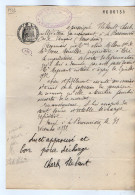 VP22.723 - NERE - Acte De 1932 - Entre M. Charles THEBAULT à VANCAIS & Mme Aline MILLON Veuve NEUILLER à NERE - Manuscripts