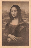 PEINTURES & TABLEAUX - Mona Lisa - Lionardo Da Vinci - Carte Postale Ancienne - Malerei & Gemälde