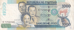 BILLETE DE FILIPINAS DE 1000 PISO DEL AÑO 2005  (BANKNOTE) - Philippines