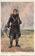 PEINTURES & TABLEAUX - Armée Belge - Fantassin - Wagemars - Carte Postale Ancienne - Peintures & Tableaux