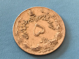 Münze Münzen Umlaufmünze Iran 5 Rial 1968 - Iran