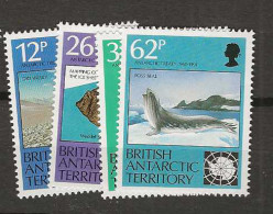 1990 MNH British Antactic Territory, Mi 181-84 Postfris** - Unused Stamps