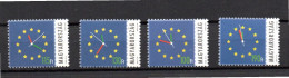 Ungarn 2003/04 Aufnahme Europa Union (Michel 4808, 4814, 4837, 4844) Postfrisch - Ongebruikt