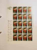 1975 Pfrundbauten Bogen Postfrisch Bogen Ersttagsstempel - Storia Postale