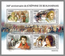 NIGER 2023 MNH Joséphine De Beauharnais Napoleon Bonaparte M/S – OFFICIAL ISSUE – DHQ2350 - Rivoluzione Francese