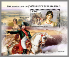 NIGER 2023 MNH Joséphine De Beauharnais Napoleon Bonaparte S/S – OFFICIAL ISSUE – DHQ2350 - Rivoluzione Francese