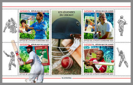 GUINEA REP. 2023 MNH Crickets Legends Kricket Legenden M/S – OFFICIAL ISSUE – DHQ2350 - Cricket