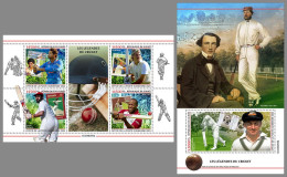 GUINEA REP. 2023 MNH Crickets Legends Kricket Legenden M/S+S/S – OFFICIAL ISSUE – DHQ2350 - Cricket