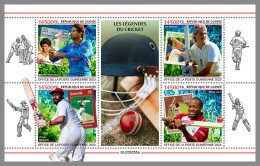 GUINEA REP. 2023 MNH Crickets Legends Kricket Legenden M/S – IMPERFORATED – DHQ2350 - Cricket