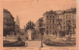 BELGIQUE - Anvers - Statue Lambermont - Carte Postale Ancienne - Antwerpen