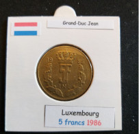 Luxembourg 5 Francs 1986 - Luxembourg