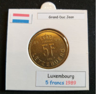 Luxembourg 5 Francs 1989 - Luxembourg