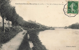 Conflans St Honorine * Route Chemin , Vue De La Seine Et Des Iles - Conflans Saint Honorine