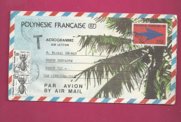 YT N° 4 De 1983 En Poste Restante Pour La France - Taxe De Poste Restante à L' Arrivée YT N° 106 En Paire - Aerogramas