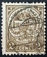 Luxembourg 1907-19 - YT N°90 - Oblitéré - 1907-24 Coat Of Arms